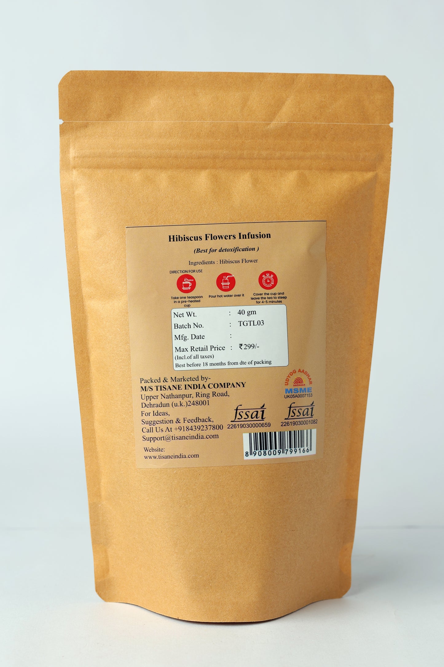 Tisane Hibiscus Flowers Infusion