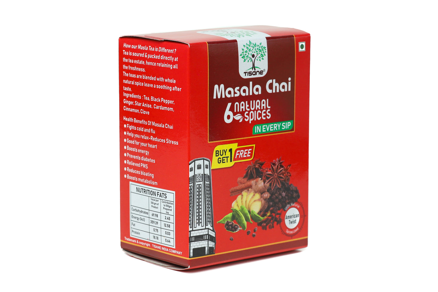 Tisane Masala Chai 250g                   (Buy1 Get1 Free)