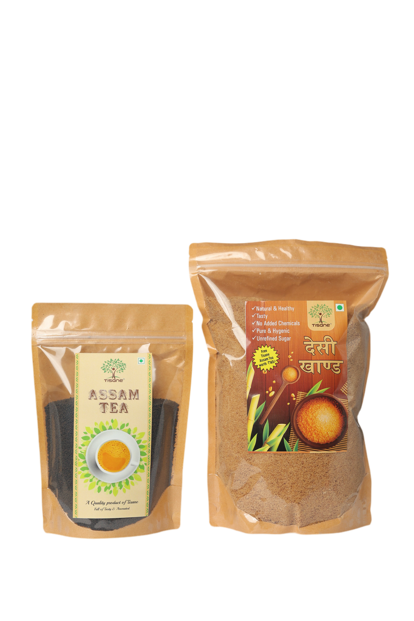 Tisane Brown Khand 1.5kg (Free Assam Tea Worth ₹165 on Purchase of 1.5 kg Brown Khand! )