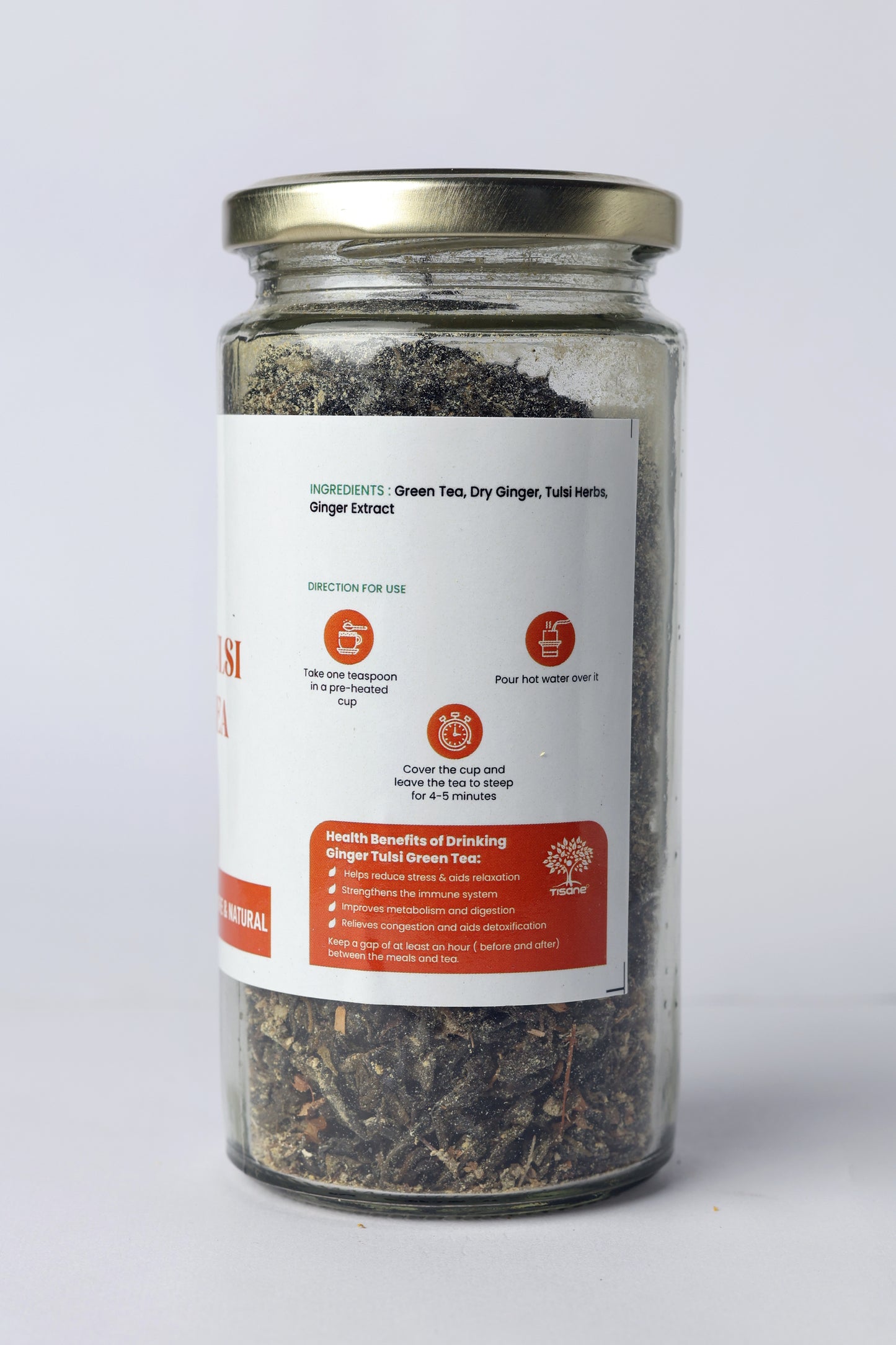 Tisane Ginger Tulsi Green Tea