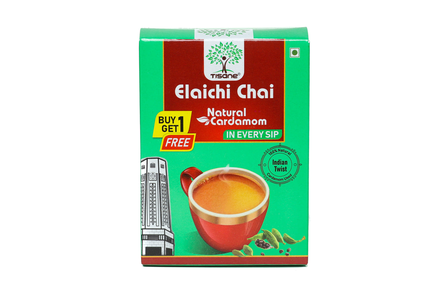 Tisane Elaichi Chai 250gm                     (Buy1 Get1 Free)